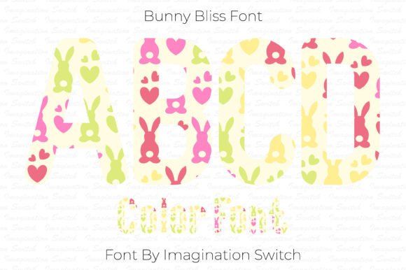 Bunny Bliss: Elevating Visual Communication with Colorful Typography