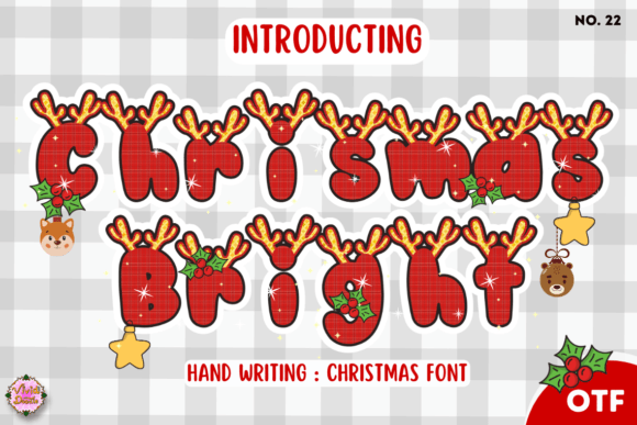 Christmas Bright: A Festive Font for Designers