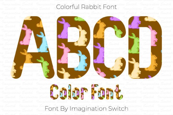 Colorful Rabbit: Elevating Visual Communication with Chromatic Typography