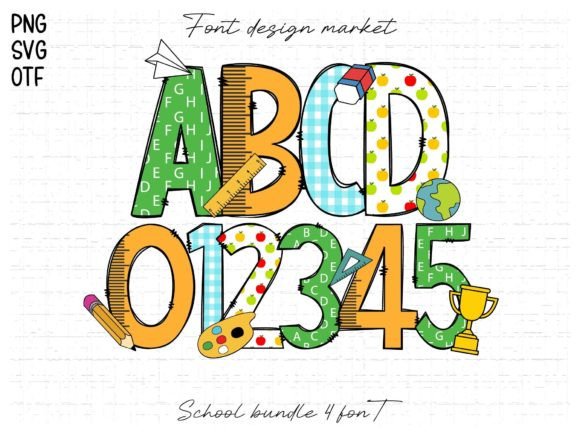 Discover the School Font: A Playful Asset for Modern Design