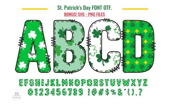 Elevate Your St. Patrick's Day Designs with Festive Typography