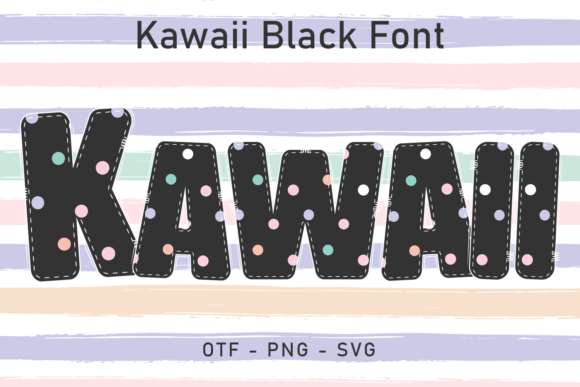 Kawaii: A Playful Color Font for Modern Design