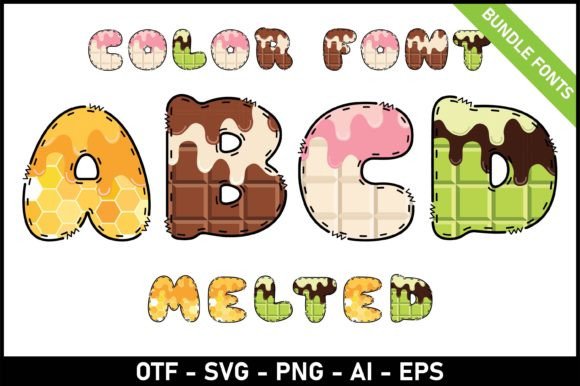 Melted: The Playful Typography for Creative Design