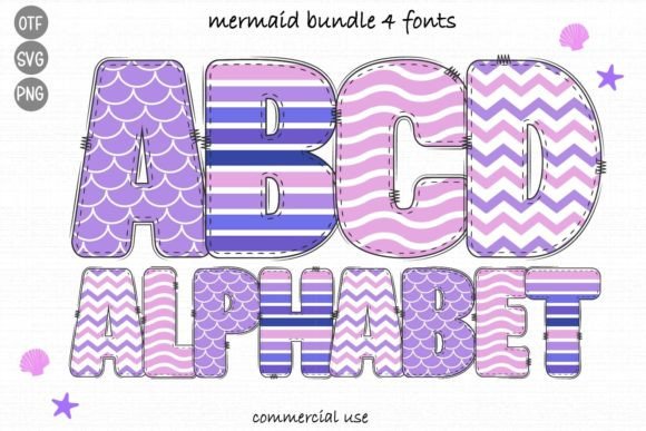 Mermaid: The Cool, Cute Color Font for Modern Design