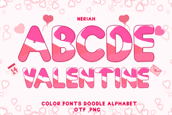 Neriah: A Dreamy Color Font for Romantic Design