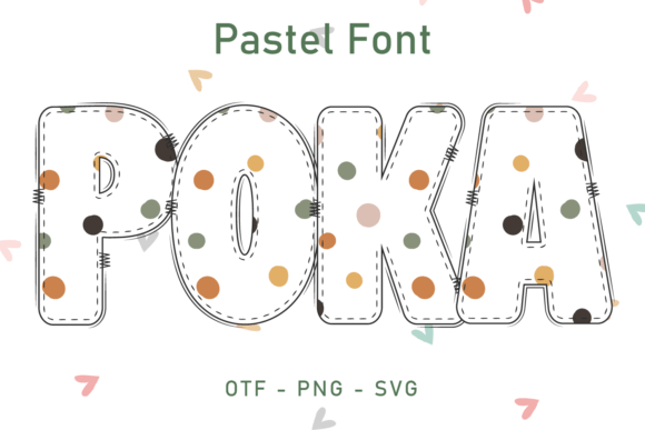 Poka: A Valentine's Color Font for Sweet Design