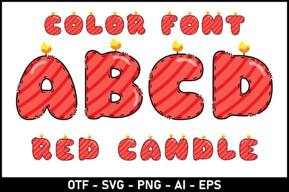 Red Candle: A Playful Font for Creative Design