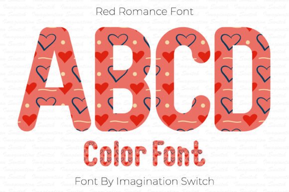 Red Romance: Typography with Visual Impact