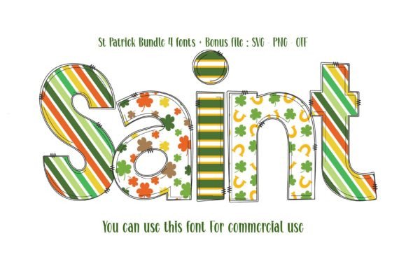Saint: A Festive Font for Vibrant Visual Design