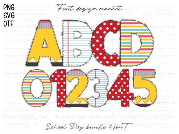 School Day Font: Injecting Playful Authenticity into Design