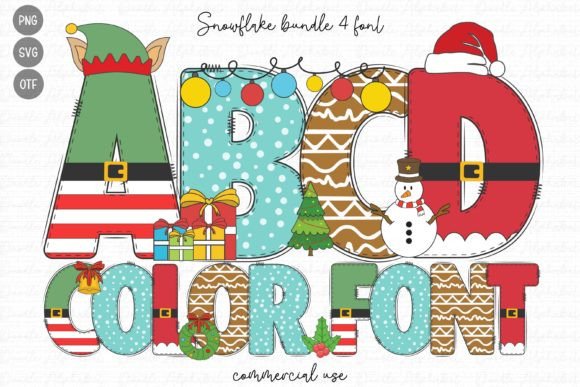 Snowflake Font: A Festive Design Asset
