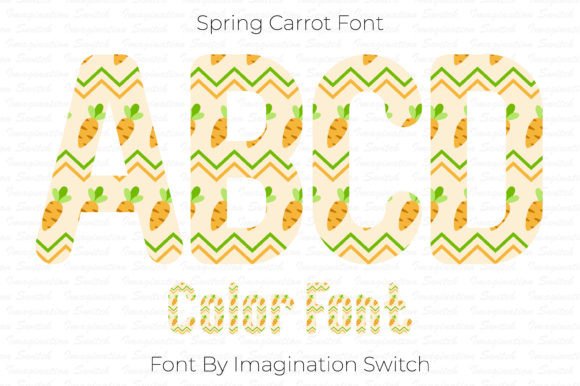 Spring Carrot: A Vibrant Typographic Solution for Modern Design