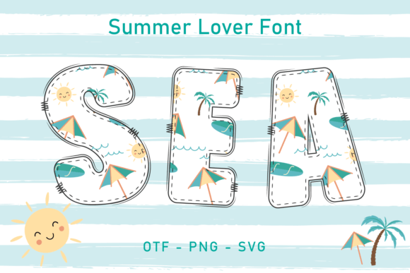Summer Lover: A Playful Color Font for Vibrant Designs