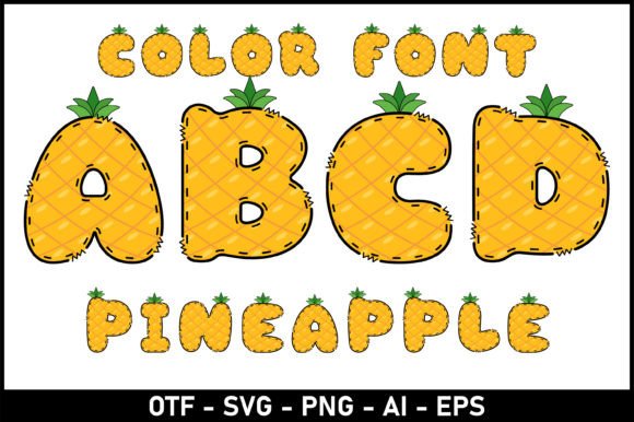 The Pineapple Font: A Playful Design Asset for Creative Projects