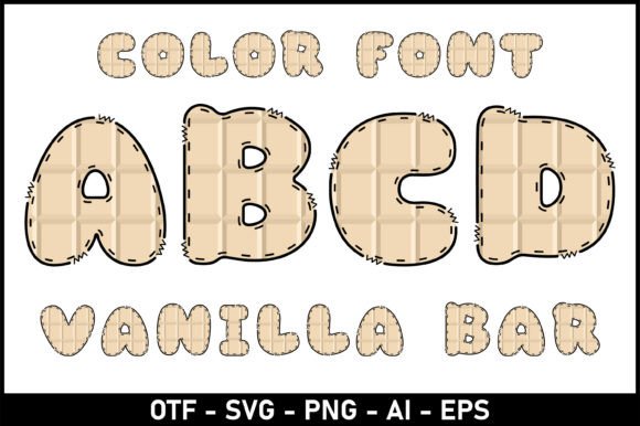 Vanilla Bar: A Whimsical Font for Playful Design Projects