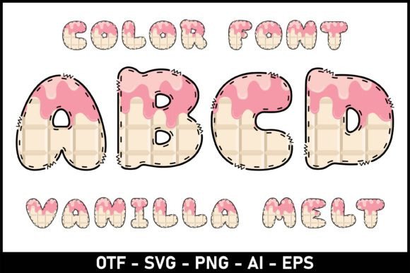 Vanilla Melt: A Playful Font for Whimsical Design Projects